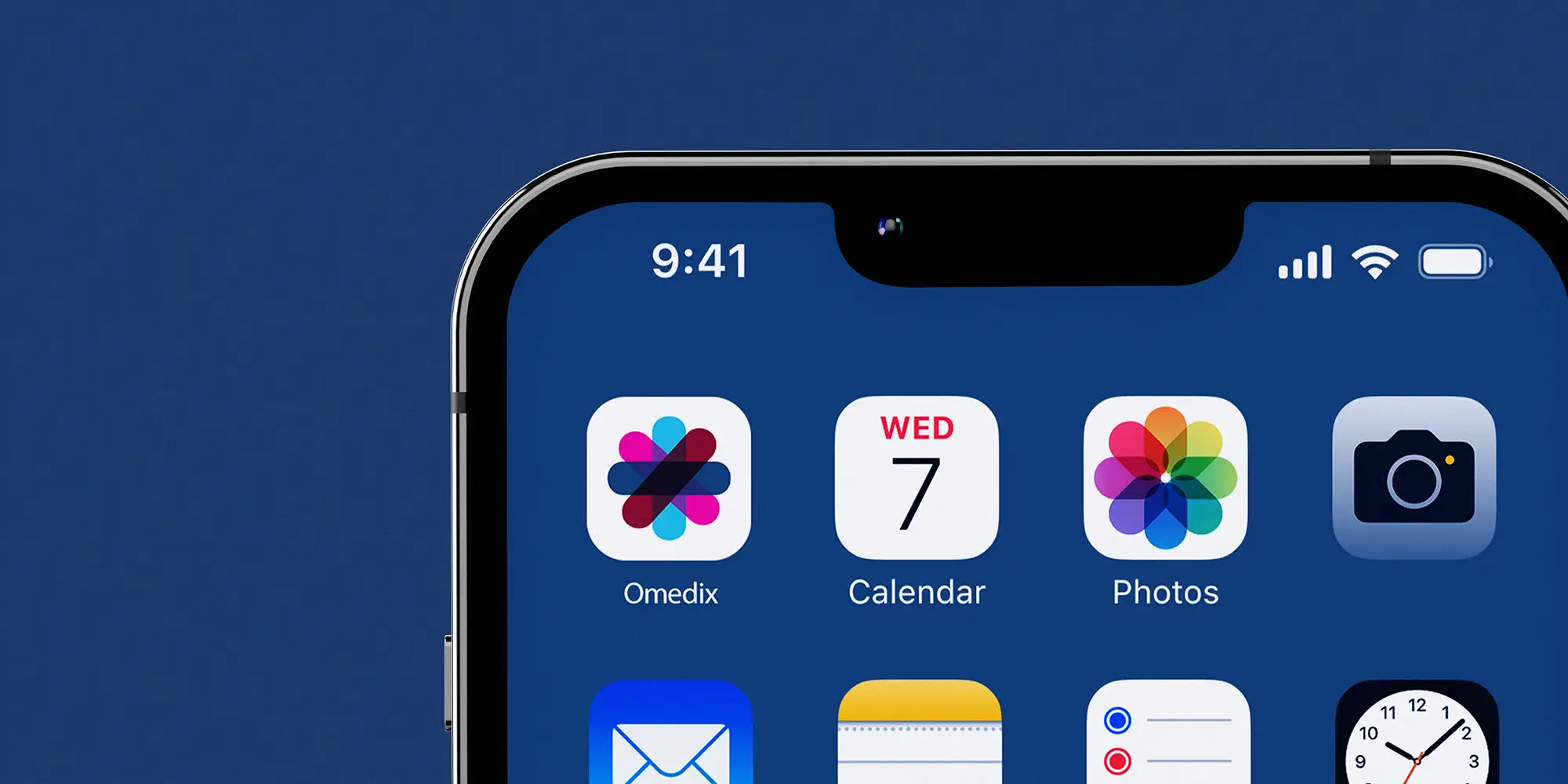 Omedix mobile app design